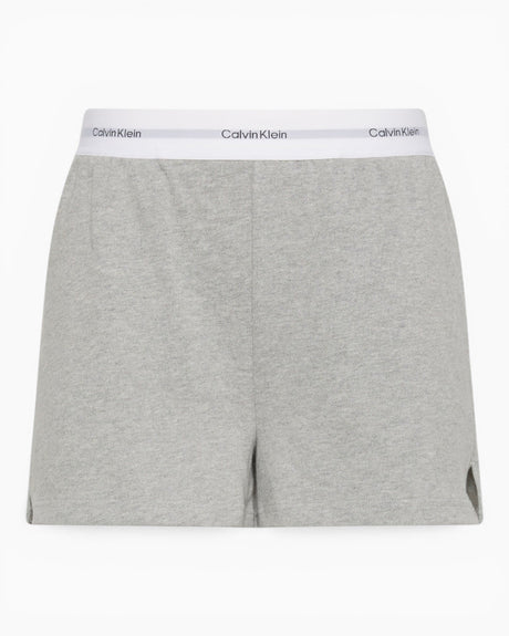 Calvin Klein Logo Jersey Pyjama Kadın Şort Grey Heather