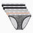 Calvin Klein Low Rise Bikini 5PK - Kadın Black/Black/Cedar/Grey Heather/Ink