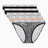 Calvin Klein Low Rise Bikini 5PK - Kadın Black/Black/Cedar/Grey Heather/Ink