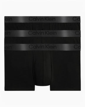 Calvin Klein Low Rise Trunk 3PK CK Black - Erkek Black/ Black/ Black