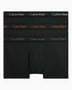 Calvin Klein Low Rise Trunk 3PK Cotton Stretch - Erkek B- Eclyps/Mcca Ornge/Olv Brnch Lg