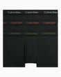 Calvin Klein Low Rise Trunk 3PK Cotton Stretch - Erkek B- Eclyps/Mcca Ornge/Olv Brnch Lg