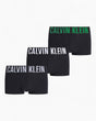 Calvin Klein Low Rise Trunk 3PK Intense Power Micro - Erkek B-Bright Camel/White/Red Carpet Logo