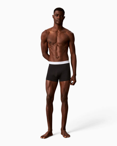 Calvin Klein Relaxed Trunks 3PK Icon Cotton Stretch - Erkek