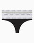 Calvin Klein Thong 3PK Modern Logo - Kadın Black/White/Grey Heather