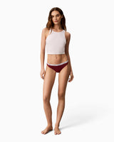 Calvin Klein Thong 3PK Modern Logo - Kadın Established Red/Classic White/Seein