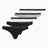 Calvin Klein Thong 5PK Icon Logo - Kadın Black/White/Black/Grey Htr/White