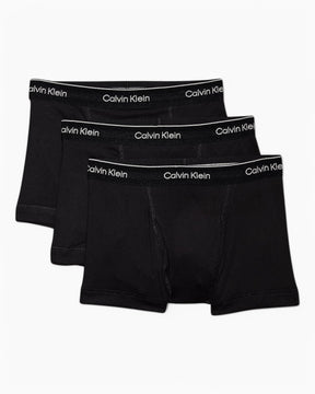 Calvin Klein Trunk 3PK Cotton Classics - Erkek Black