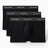 Calvin Klein Trunk 3PK Icon Cotton Stretch - Erkek Black