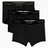 Calvin Klein Trunk 3PK Icon Cotton Stretch - Erkek Black W/Dtm Wb