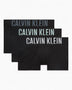 Calvin Klein Trunk 3PK Intense Power Cotton - Erkek Black Bodies W/ White/Aerial/Turbul