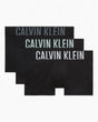Calvin Klein Trunk 3PK Intense Power Cotton - Erkek Black Bodies W/ White/Aerial/Turbul