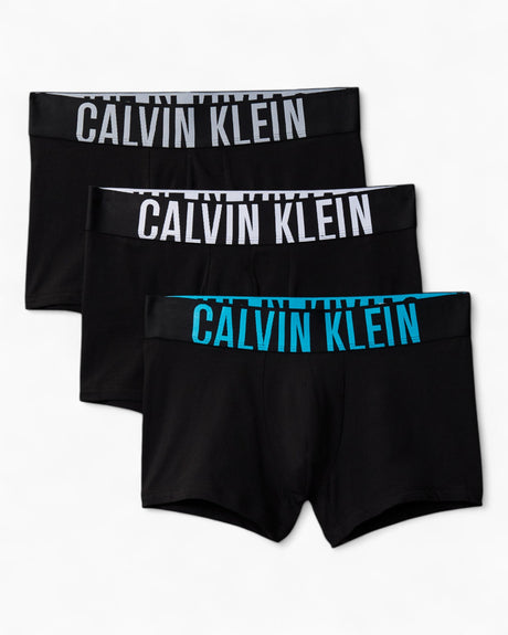 Calvin Klein Trunk 3PK Intense Power Cotton - Erkek B-Carnival/White