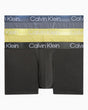 Calvin Klein Trunk 3PK Modern Structure - Erkek Asphalt Grey/Black/Celery Sprig