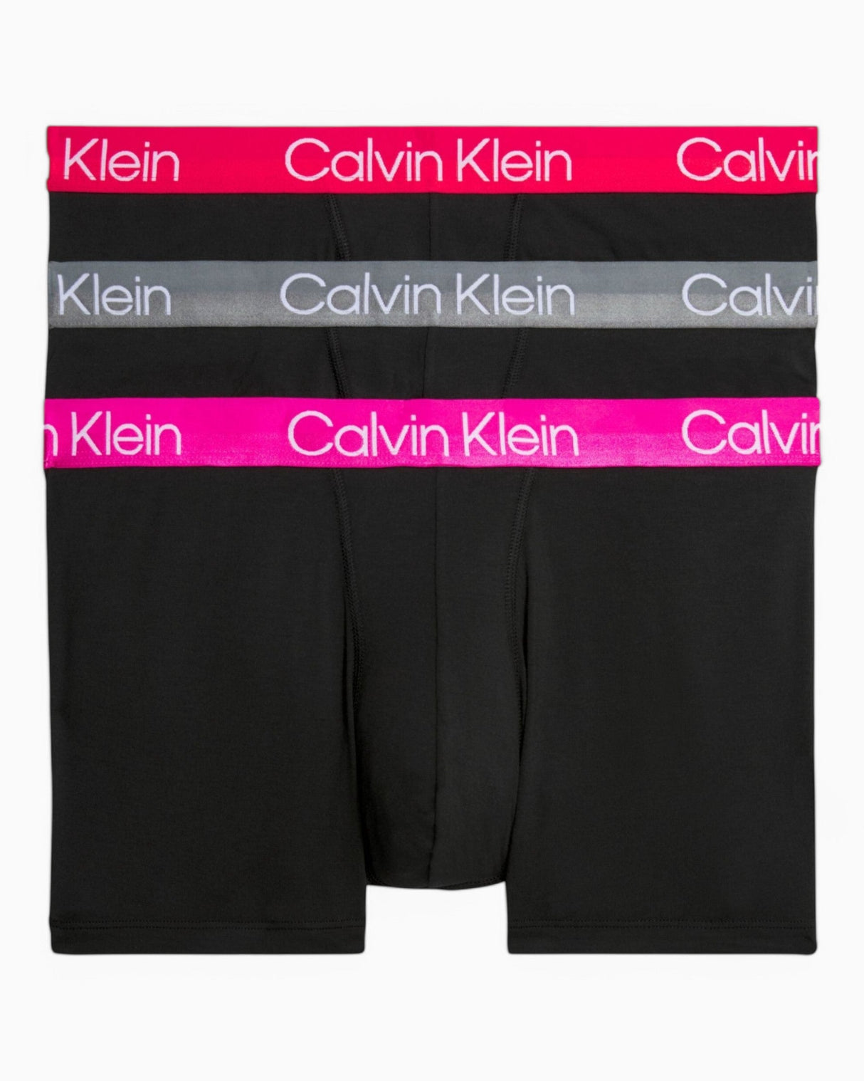 Calvin Klein Trunk 3PK Modern Structure - Erkek B- December Sky/ Rg/ Fusc Rose Wbs