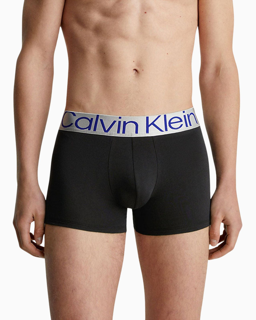 Calvin Klein Trunk 3PK Steel Cotton - Erkek