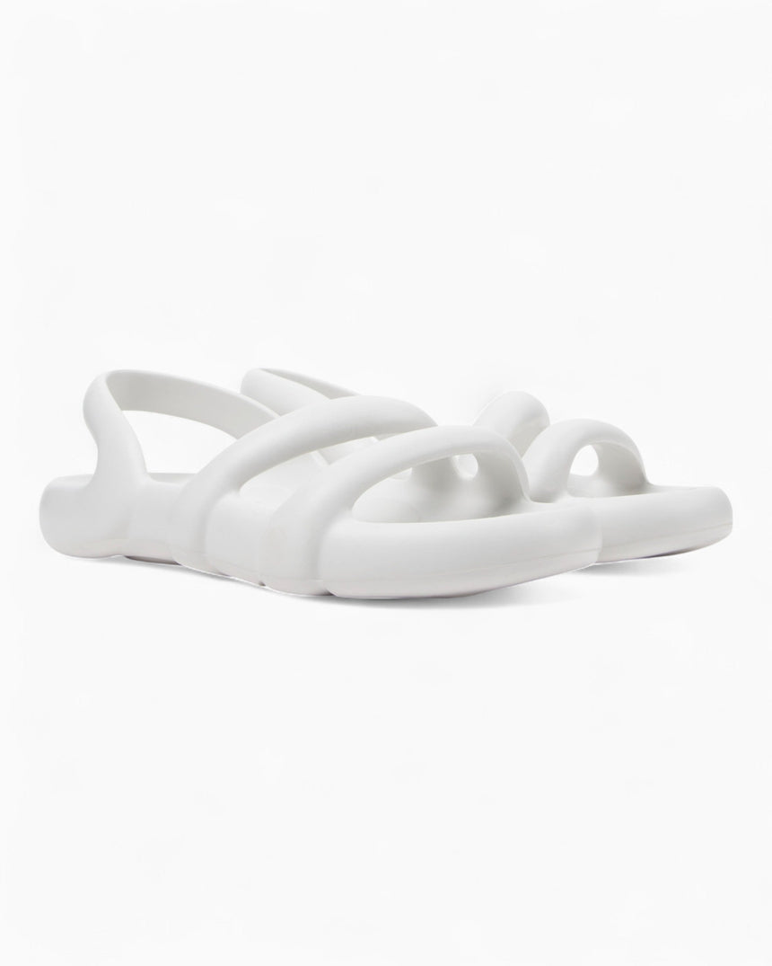 Camper Kobarah Flat Kadın Sandalet White Natural