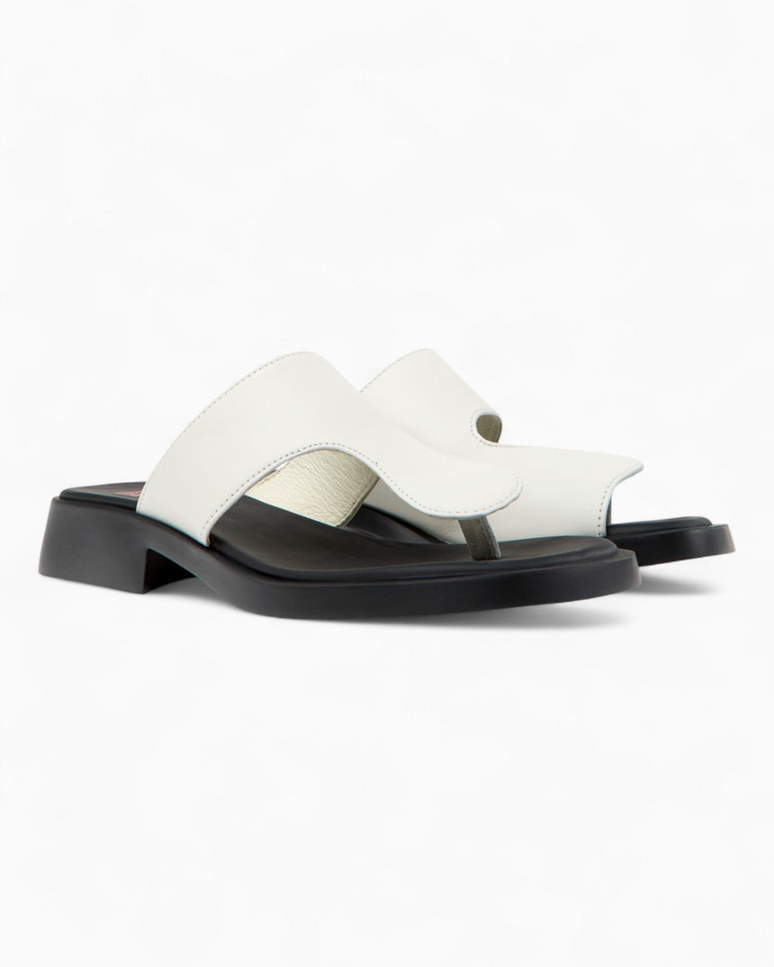 Camper Twins Kadın Sandalet White Natural