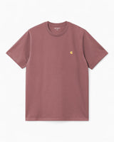 Carhartt WIP S/S Chase Erkek T-Shirt Dusky Pink/Gold