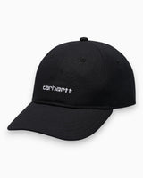 Carhartt WIP Canvas Script Cap Black/White