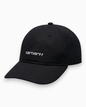 Carhartt WIP Canvas Script Cap Black/White