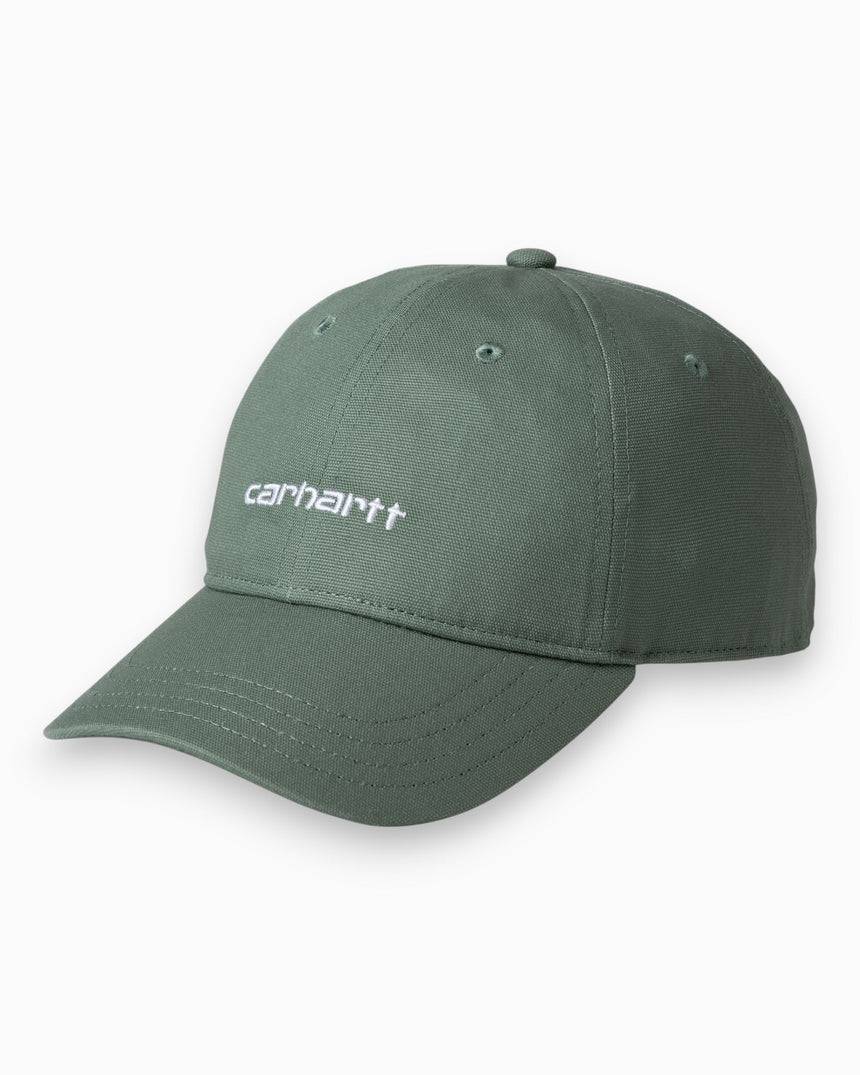 Carhartt WIP Canvas Script Cap Park/White