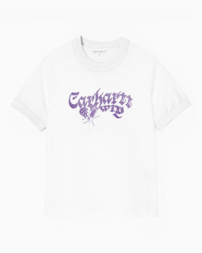 Carhartt WIP Disenchant Ringer Kadın T-Shirt White