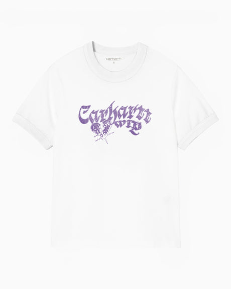 Carhartt WIP Disenchant Ringer Kadın T-Shirt White