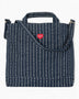 Carhartt WIP Drewe Big Tote Bag Big Heart Pinstripe Ink / Natural