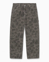 Carhartt WIP Duck Single Knee Pant - Erkek Camo Duck-Green/Porphyry-Garment Dyed