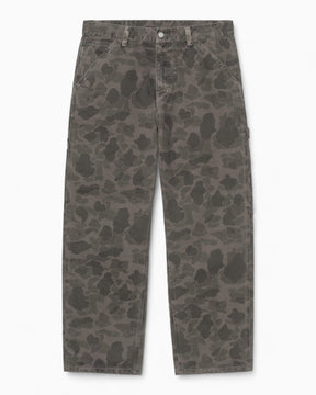 Carhartt WIP Duck Single Knee Pant - Erkek Camo Duck-Green/Porphyry-Garment Dyed