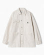 Carhartt WIP Hendry Coat Kadın Ceket Seaton Stripe Wax/Dark Navy Rinsed