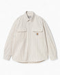 Carhartt WIP Hendry Erkek Gömlek Ceket Seaton Stripe-Wax / Dark Navy (Rinsed)