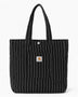 Carhartt WIP Hendry Tote Bag Seaton Stripe Black Wax