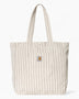 Carhartt WIP Hendry Tote Bag Seaton Stripe Wax Dark Navy Rinsed