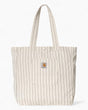 Carhartt WIP Hendry Tote Bag Seaton Stripe Wax Dark Navy Rinsed