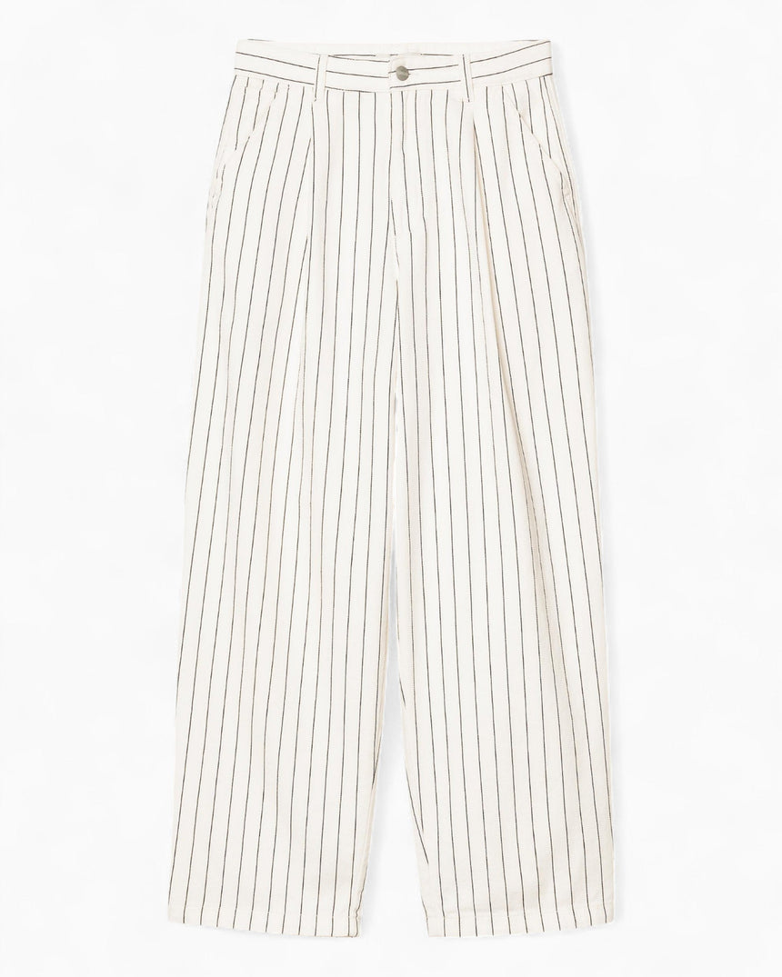 Carhartt WIP Hendry Kadın Pantolon Season Stripe Wax/Dark Navy(Rinsed)