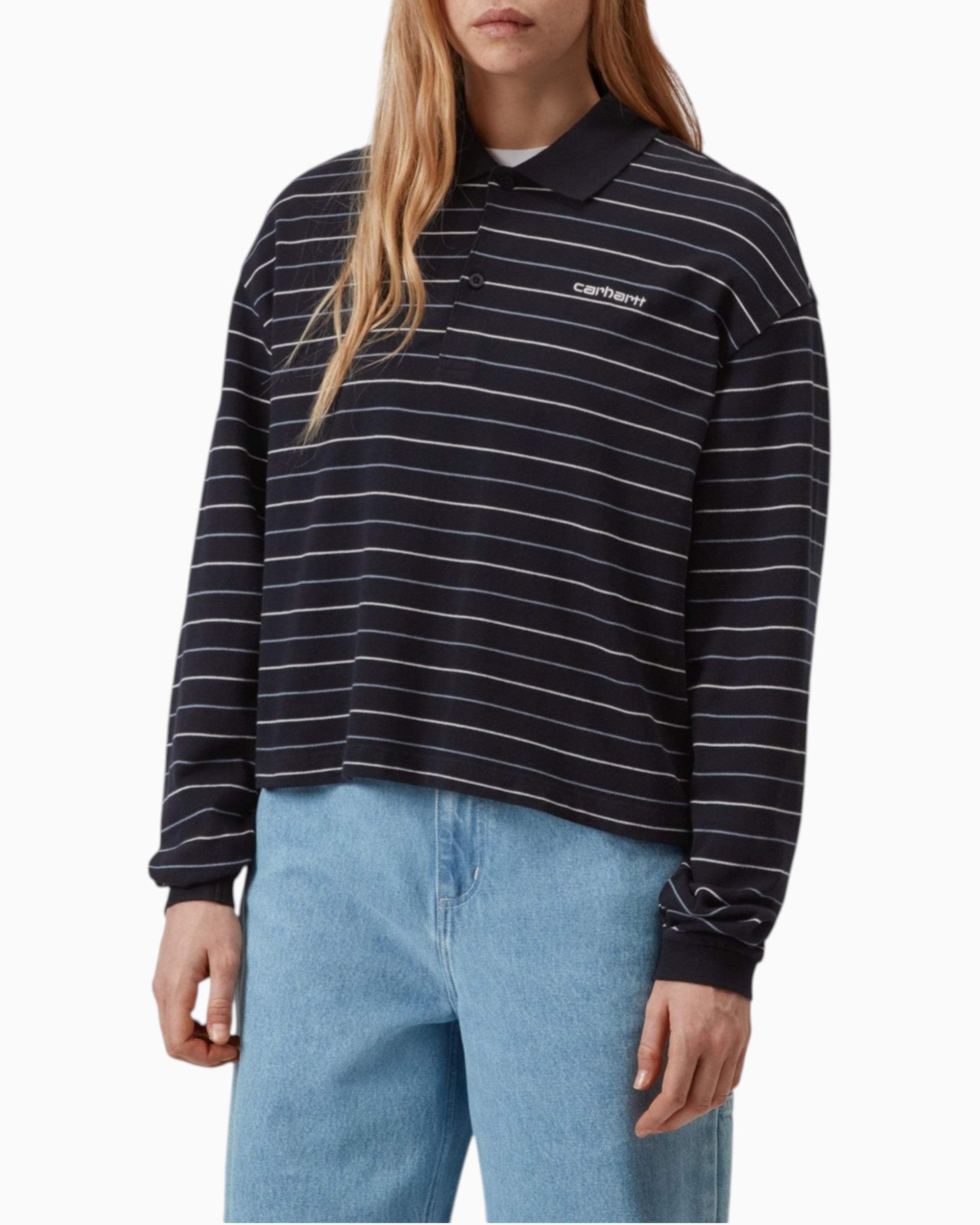 Carhartt WIP L/S Mabel Kadın Polo T-Shirt - vitruta