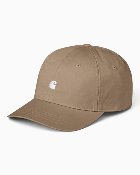 Carhartt WIP Madison Logo Cap Leather/White