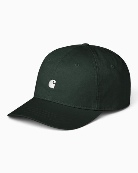Carhartt WIP Madison Logo Cap Dark Scarab/White