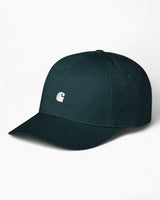 Carhartt WIP Madison Logo Cap Deep Lagoon/White