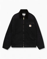 Carhartt WIP OG Detroit Erkek Ceket Black/Black Stone Canvas