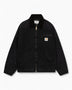 Carhartt WIP OG Detroit Erkek Ceket Black/Black Stone Canvas