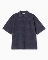 Carhartt WIP Painter Polo Erkek T-Shirt Dark Navy/Destroy Wash/Splatter