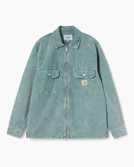 Carhartt WIP Reynold Erkek Gömlek Ceket Silver Pine (dusky washed)