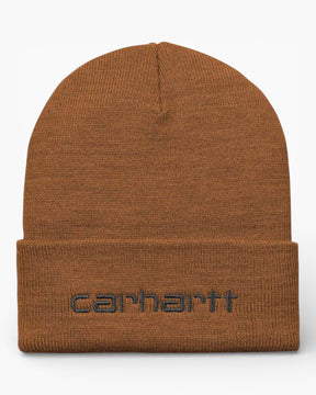 Carhartt WIP Script Beanie Deep H Brown/Black