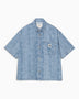 Carhartt WIP Snake Lovilia Kadın Gömlek Snake Camo/Blue Bleached