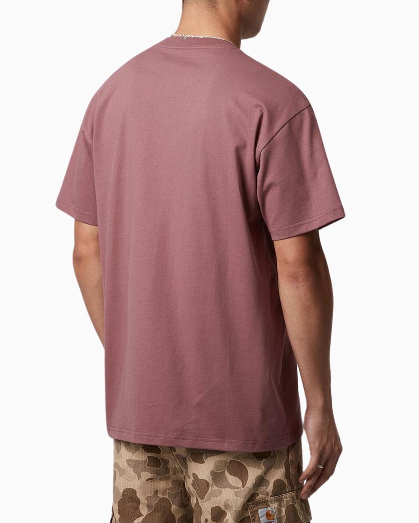 Carhartt WIP S/S Chase Erkek T-Shirt Dusky Pink/Gold
