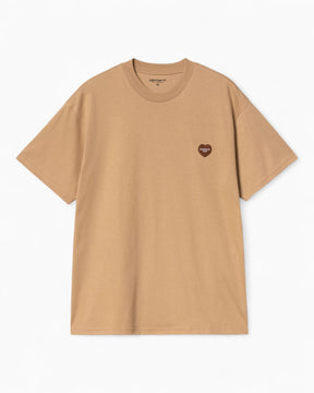 Carhartt WIP S/S Heart II Hartt Erkek T-Shirt Dusty H Brown