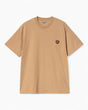 Carhartt WIP S/S Heart II Hartt Erkek T-Shirt Dusty H Brown